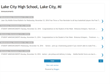 Tablet Screenshot of lakecityhighschoolannouncements.blogspot.com