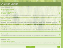 Tablet Screenshot of lagreenlawyer.blogspot.com