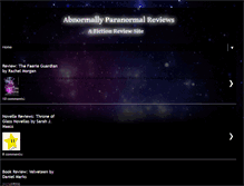 Tablet Screenshot of abnormallyparanormal.blogspot.com