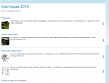 Tablet Screenshot of intertropas2010.blogspot.com