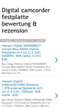 Mobile Screenshot of digitalcamcorderfestplatte.blogspot.com