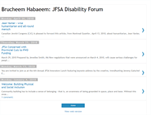Tablet Screenshot of jfsadisabilityforum.blogspot.com