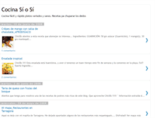 Tablet Screenshot of cocinaosiosi.blogspot.com