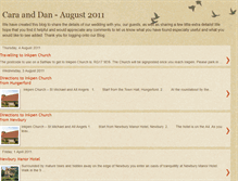 Tablet Screenshot of caraanddan2011.blogspot.com
