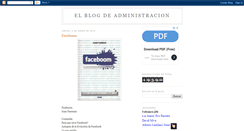 Desktop Screenshot of elblogdeadministracion.blogspot.com