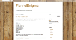 Desktop Screenshot of flannelenigma.blogspot.com