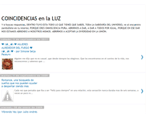 Tablet Screenshot of coincidenciasenlaluz.blogspot.com