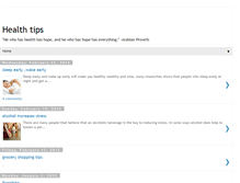 Tablet Screenshot of healthtips-sami.blogspot.com