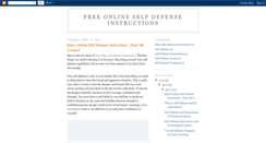 Desktop Screenshot of free-online-self-defense-instructions.blogspot.com