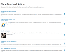 Tablet Screenshot of placeread.blogspot.com
