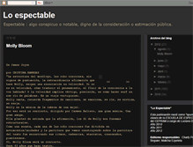 Tablet Screenshot of loespectable.blogspot.com