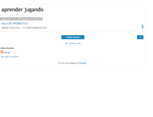 Tablet Screenshot of jugarjugarjugar.blogspot.com