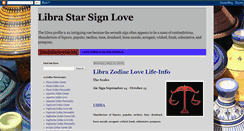 Desktop Screenshot of libra-star-sign-love.blogspot.com