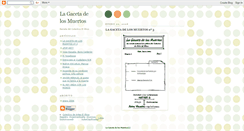 Desktop Screenshot of lagacetadelosmuertos.blogspot.com