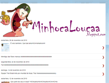 Tablet Screenshot of minhocaloucaa.blogspot.com