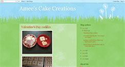 Desktop Screenshot of ameescakecreations.blogspot.com