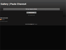 Tablet Screenshot of paulachaves-gallery4.blogspot.com