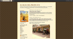 Desktop Screenshot of elblogdelprofegus.blogspot.com