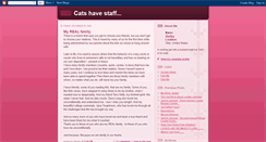 Desktop Screenshot of catshavestaff.blogspot.com
