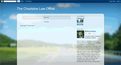 Desktop Screenshot of chastainelaw.blogspot.com