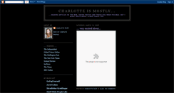 Desktop Screenshot of charlotteismostly.blogspot.com