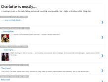 Tablet Screenshot of charlotteismostly.blogspot.com