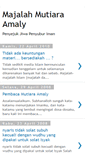 Mobile Screenshot of majalah-mutiara-amaly.blogspot.com