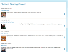Tablet Screenshot of cheriessewingcorner.blogspot.com