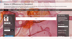 Desktop Screenshot of makeadifferenceincleveland.blogspot.com