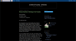 Desktop Screenshot of christiana-spens.blogspot.com