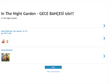 Tablet Screenshot of gecebahcesi.blogspot.com
