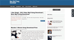 Desktop Screenshot of newmp3songdownload.blogspot.com