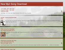 Tablet Screenshot of newmp3songdownload.blogspot.com