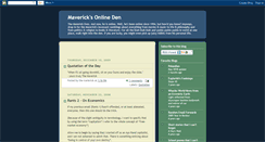 Desktop Screenshot of maverickonline.blogspot.com