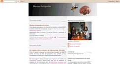 Desktop Screenshot of mentesavispadas.blogspot.com