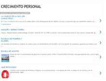 Tablet Screenshot of crecimientopersonaled.blogspot.com