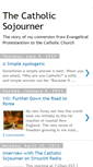 Mobile Screenshot of catholicsojourner.blogspot.com