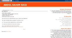 Desktop Screenshot of abdulrahimbinsaid.blogspot.com