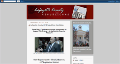 Desktop Screenshot of lafayettecountyrepublicans.blogspot.com