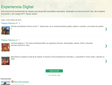 Tablet Screenshot of experienciadigital.blogspot.com