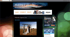 Desktop Screenshot of makingitasapro.blogspot.com