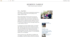 Desktop Screenshot of kempenfamily.blogspot.com