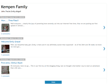 Tablet Screenshot of kempenfamily.blogspot.com