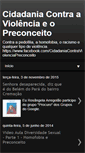 Mobile Screenshot of cidadaniacontraopreconceito.blogspot.com