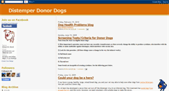 Desktop Screenshot of distemperdonordogs.blogspot.com