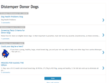 Tablet Screenshot of distemperdonordogs.blogspot.com