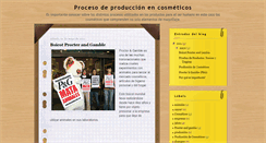 Desktop Screenshot of produccioncosmeticos.blogspot.com