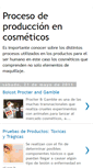 Mobile Screenshot of produccioncosmeticos.blogspot.com