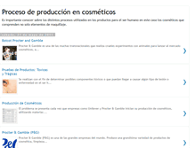 Tablet Screenshot of produccioncosmeticos.blogspot.com