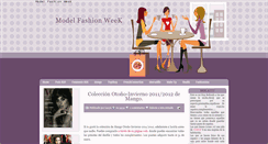 Desktop Screenshot of modelfashionweek.blogspot.com